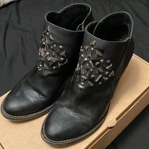 Buckle Rhinestone Booties